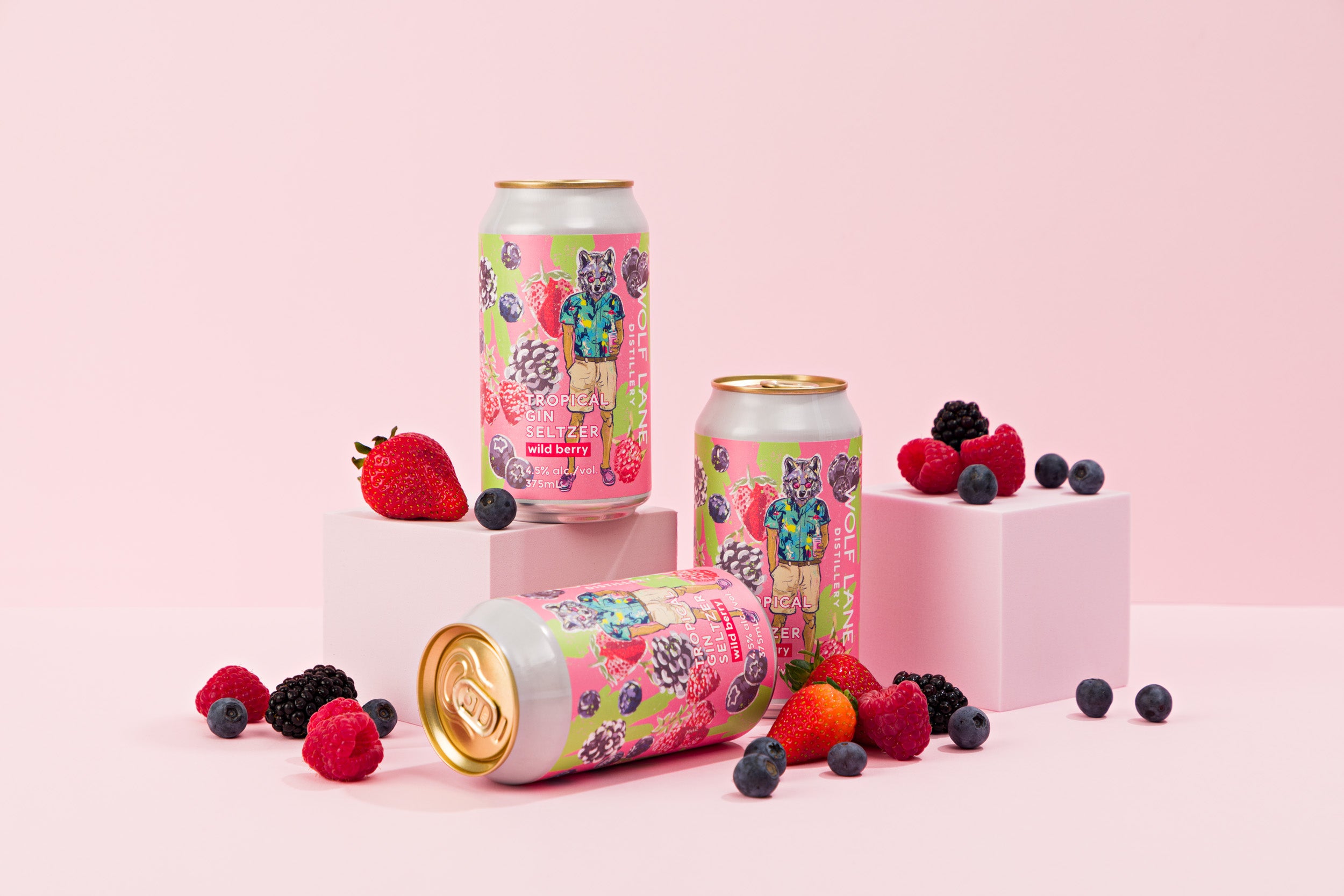 Wolf Lane Distillery - Wild Berry Gin Seltzer