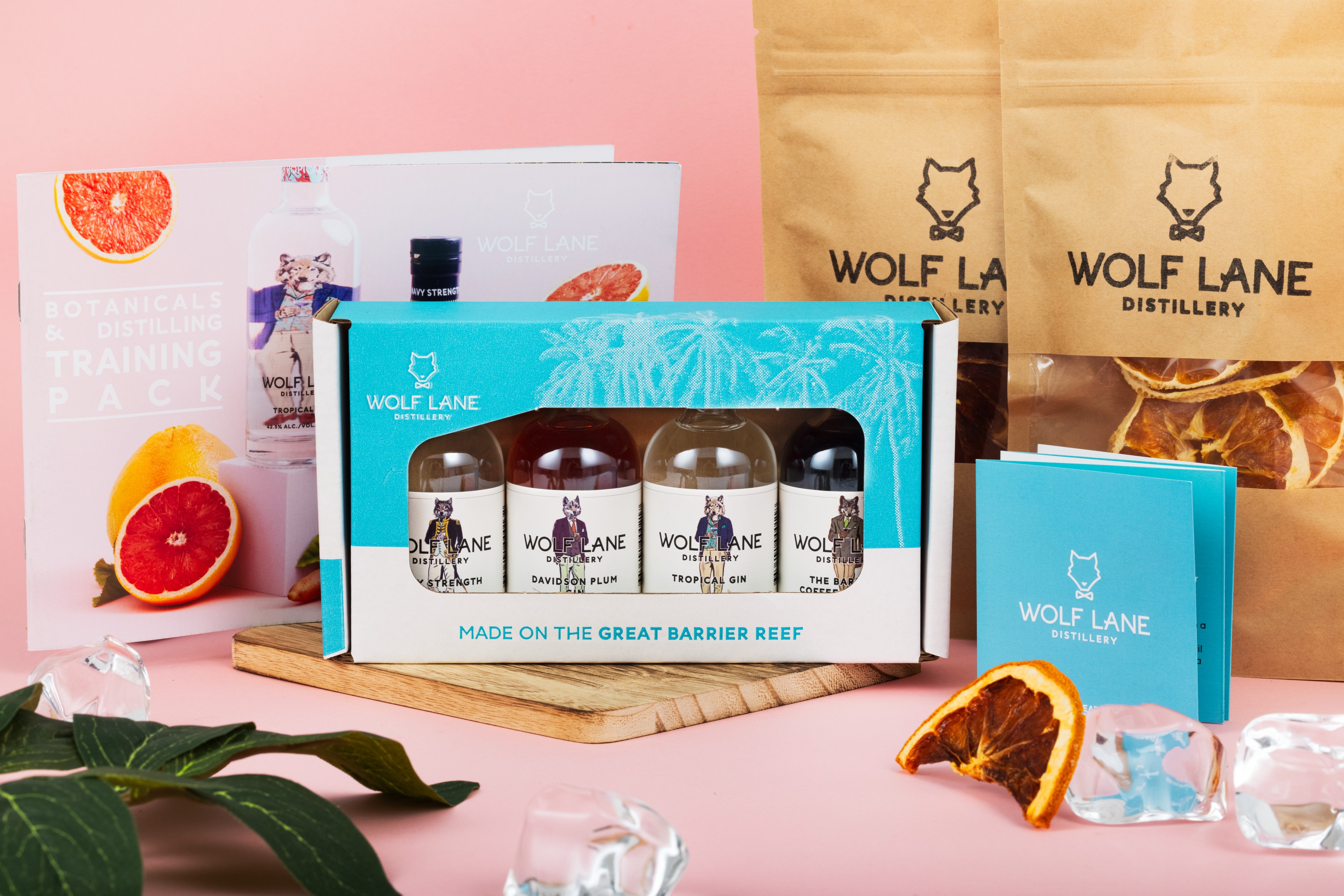 wolf-lane-distillery-gift pack and garnishes